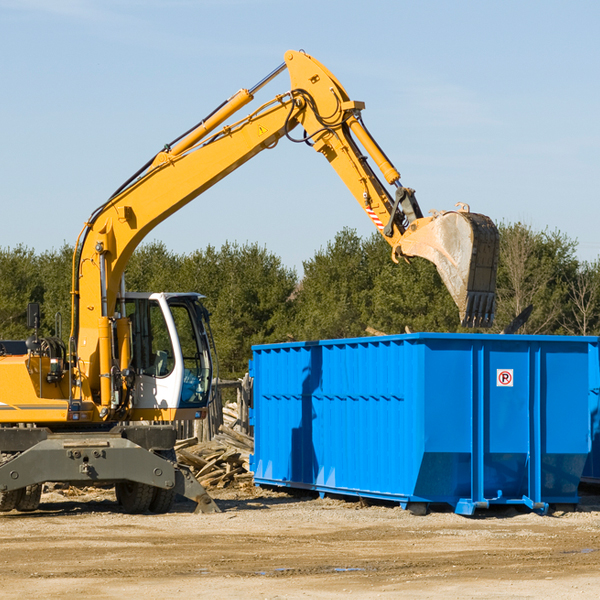 how many times can i have a residential dumpster rental emptied in Aredale